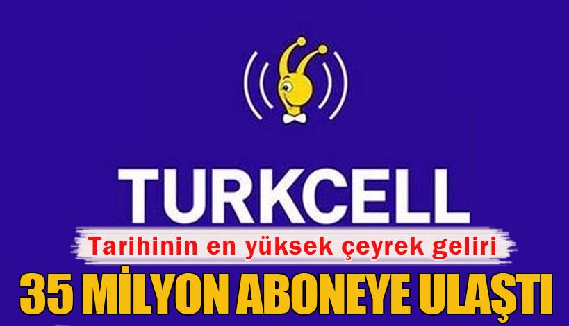 Turkcell'den tarihinin en yüksek çeyrek geliri