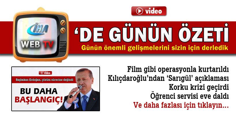 26 Ekim 2013 İHA WEB TV'de günün özeti