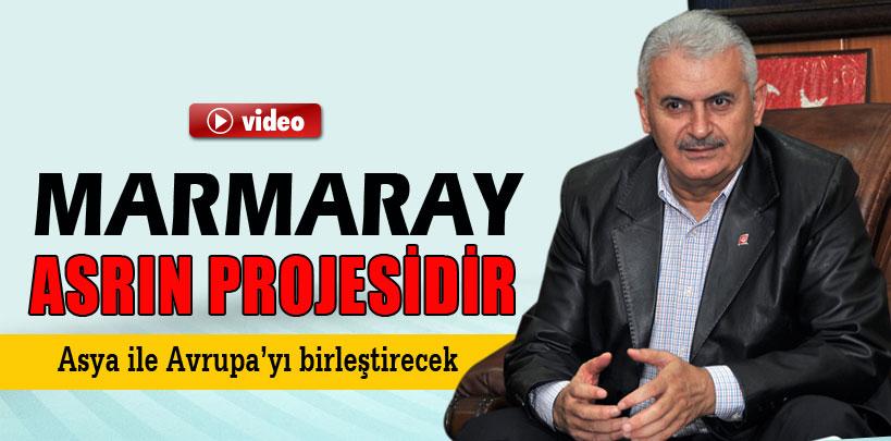 Binali Yıldırım, 'Marmaray Asya ile Avrupa'yı birleştirecek'