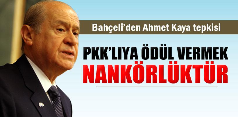 Devlet Bahçeli'den Ahmet Kaya tepkisi