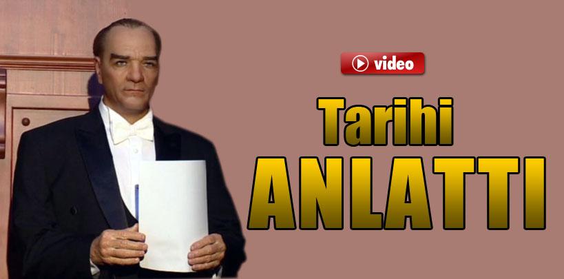 Atatürk ve İsmet İnönü robotu tarihi anlattı