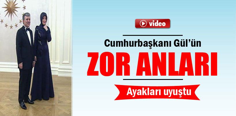 Cumhurbaşkanı Gül'ün 29 Ekim resepsiyonunda ayakları uyuştu