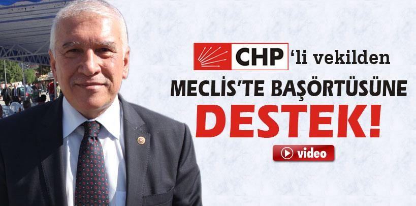 CHP'li Vekil Ümit Özgümüş'ten Meclis'te başörtüsüne destek