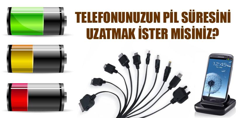 Telefonunuzun pil süresini uzatmak ister misiniz?