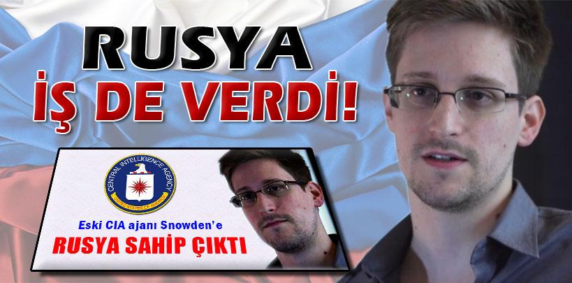 Snowden, Rusya'da iş buldu