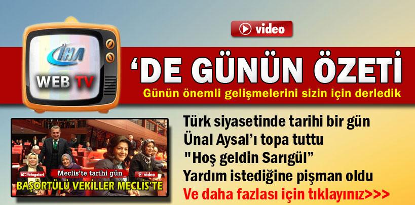 31 Ekim 2013 İHA WEB TV'de günün özeti