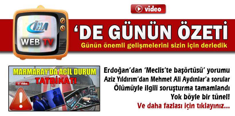 1 Kasım 2013 İHA WEB TV'de günün özeti