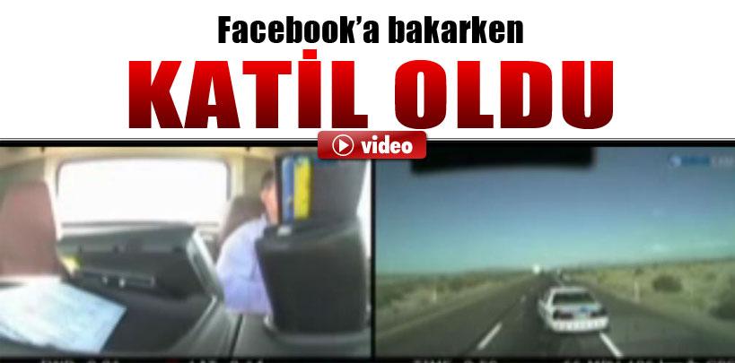 Tanker şoförü Facebook'a bakarken kaza yaptı