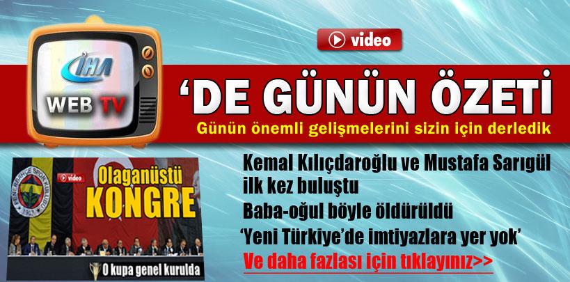 2 Kasım 2013 İHA WEB TV'de günün özeti