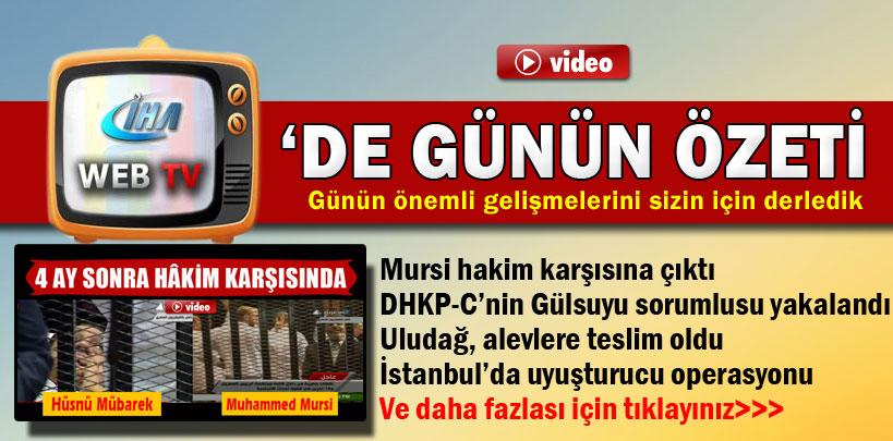 4 Kasım 2013 İHA WEB TV'de günün özeti