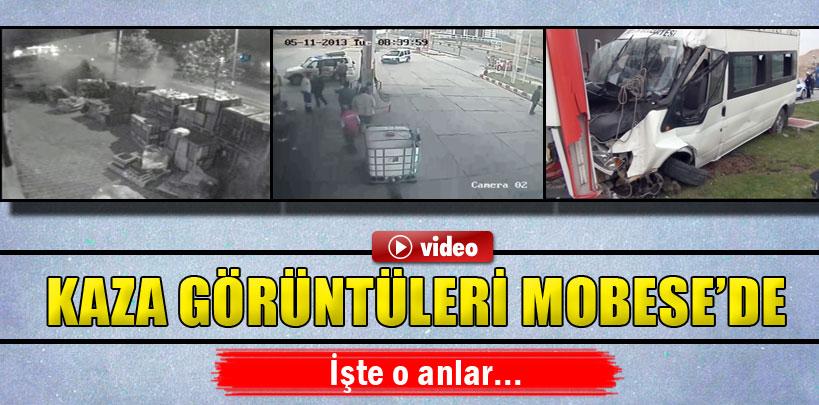 Kaza anları MOBESE'de