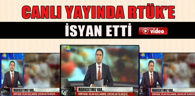 Canlı yayında RTÜK'E isyan etti